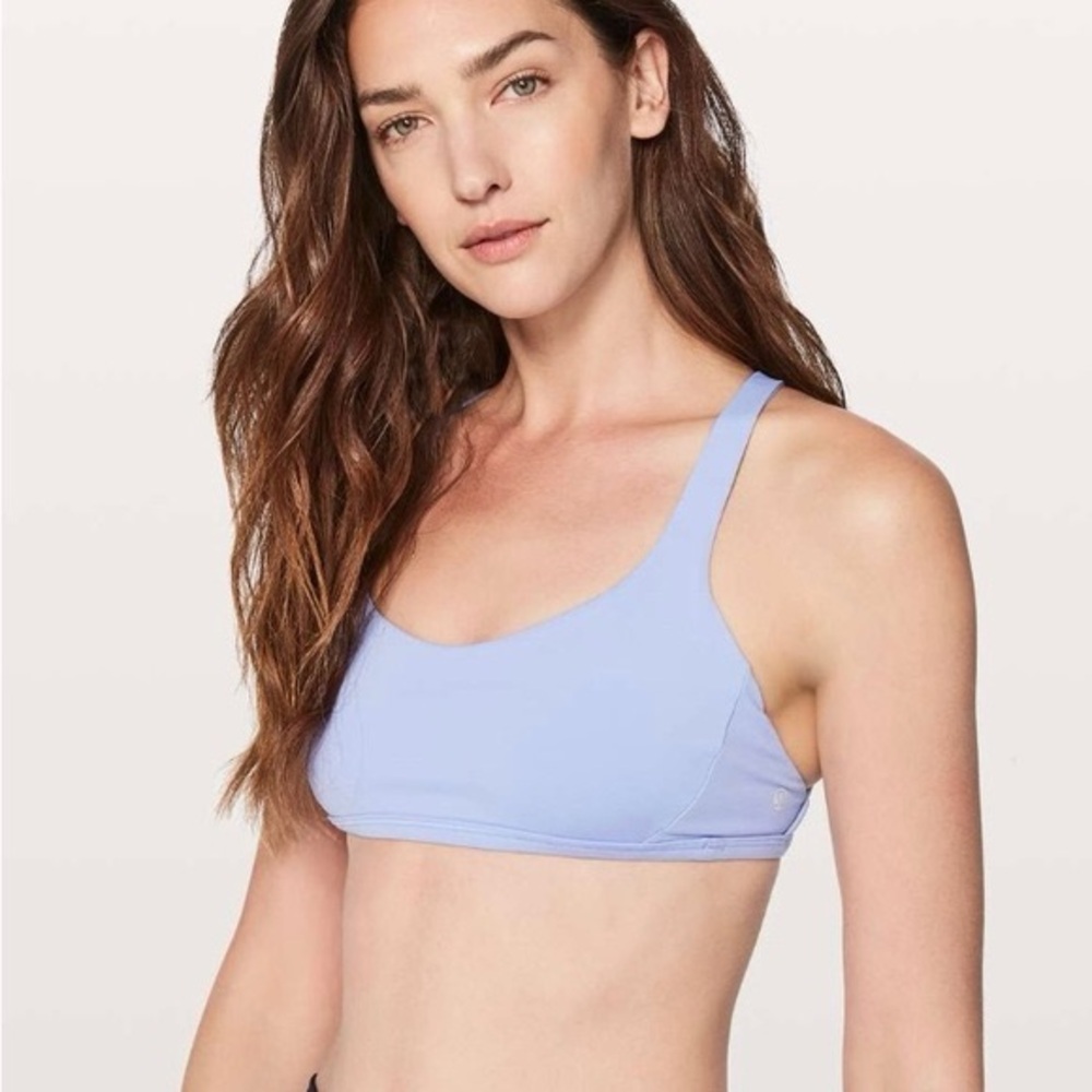 Lululemon Free To Be Bra *Light Support, A/B Cup Size 6 Pastel Blue